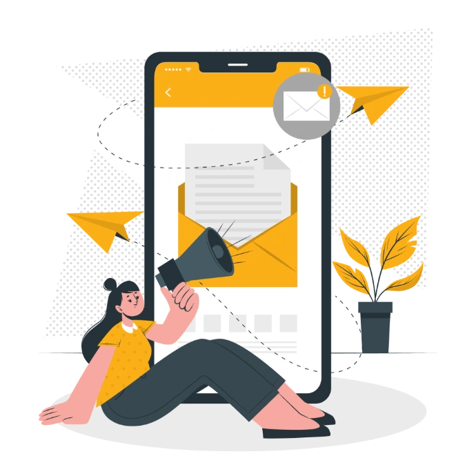 Illustration d'une newsletter envoyée sur smartphone, l'actualité de votre expert comptable moselle